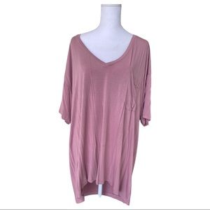Kyte Baby womens v-neck in Mulberry